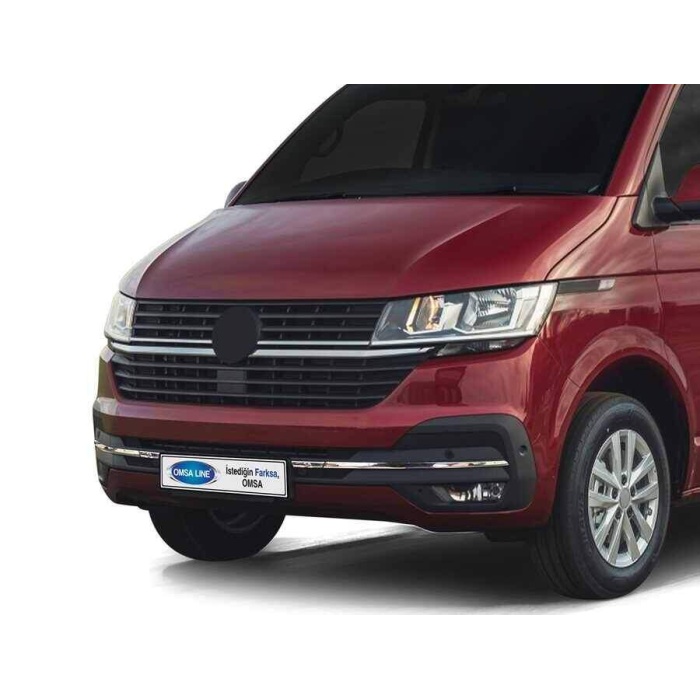 VW T6.1 Transporter Krom Ön Tampon Alt Izgara 4 Parça 2020 ve Sonrası