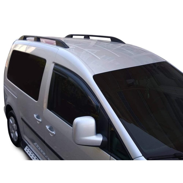 VW Caddy Elegance Tavan Çıtası Siyah Uzun Şase 2015 ve Sonrası