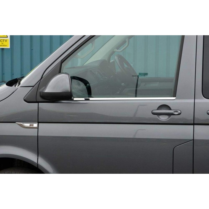 VW T6.1 Caravelle Krom Cam Çıtası 2 Parça 2020 ve Sonrası