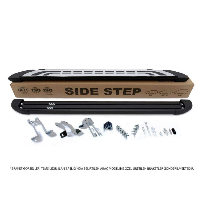 Jeep Commander Faba Yan Basamak Gri 2006-2010 Arası
