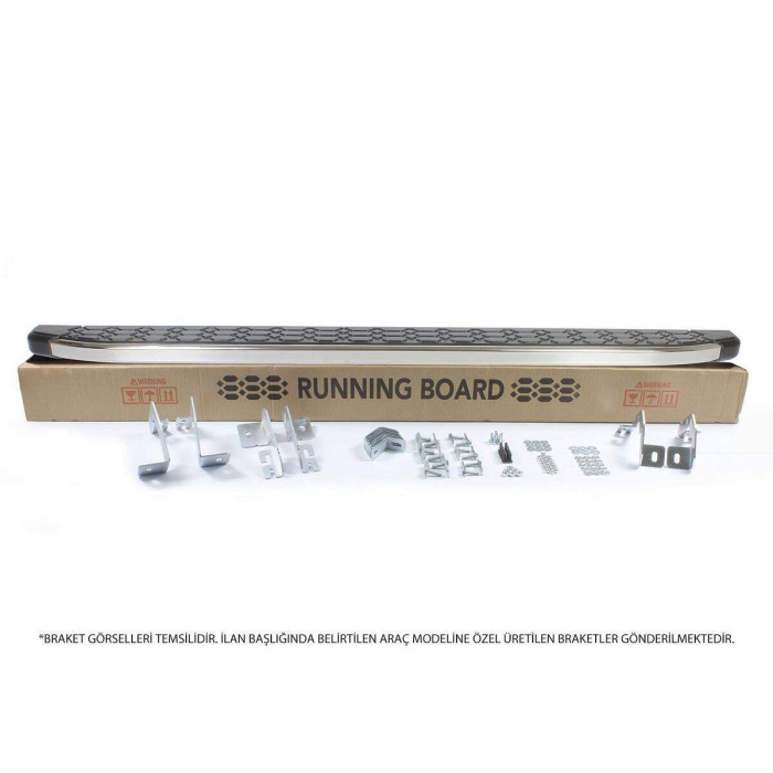 VW T5 Caravelle Blackline Yan Basamak Krom Uzun Şase 2003-2009 Arası