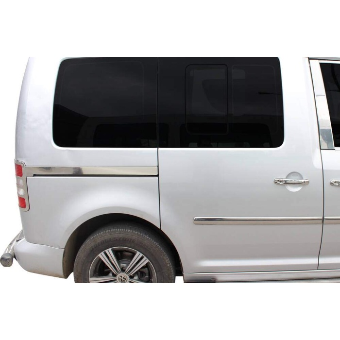 VW Caddy Krom Sürgülü Kapı Çıtası 2 Parça 2015-2019 Arası