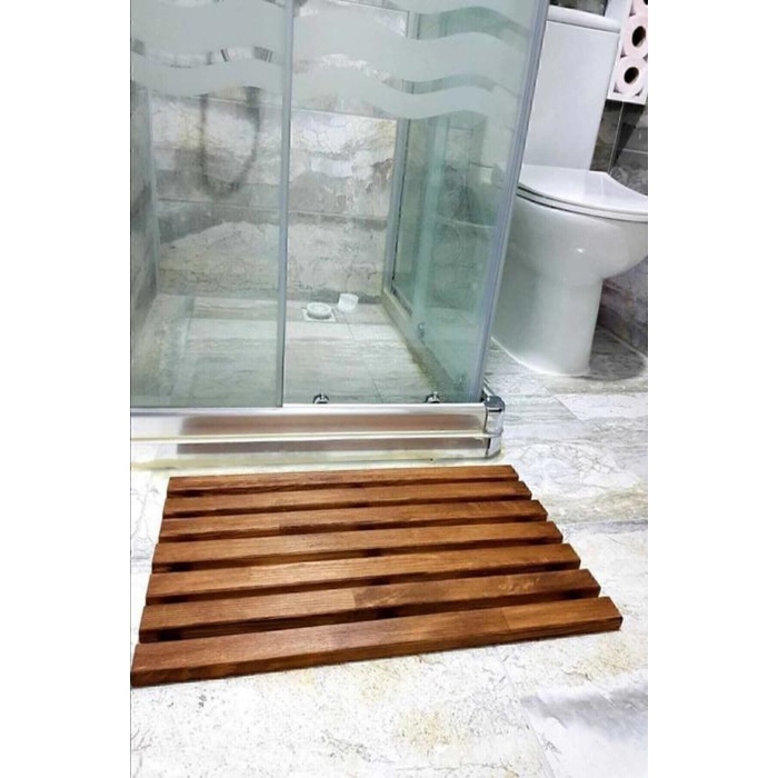 Ahşap Banyo Paspası