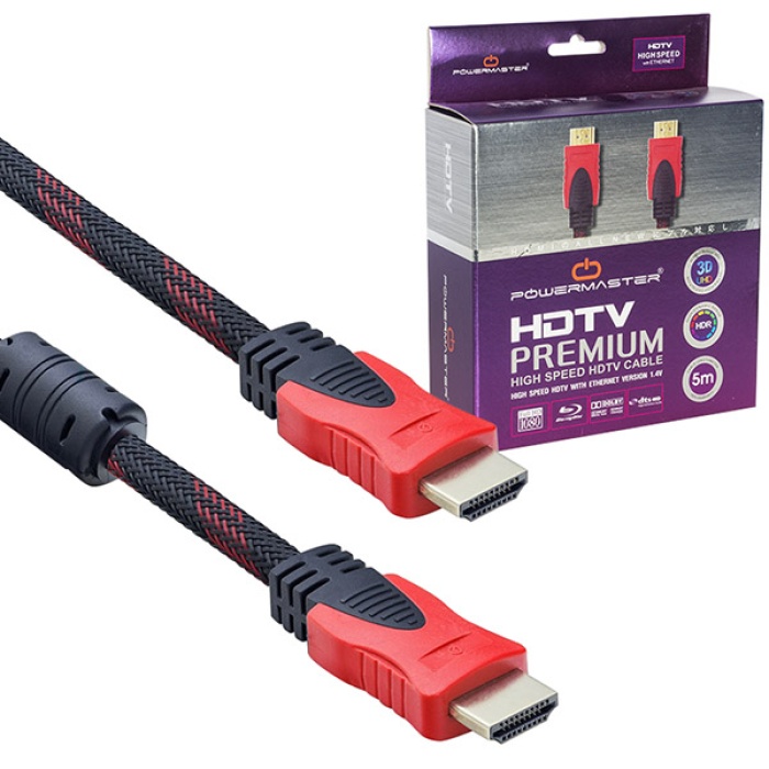 HDMI KABLO 5 METRE 1.4 V ÖRGÜLÜ KUTULU (81)