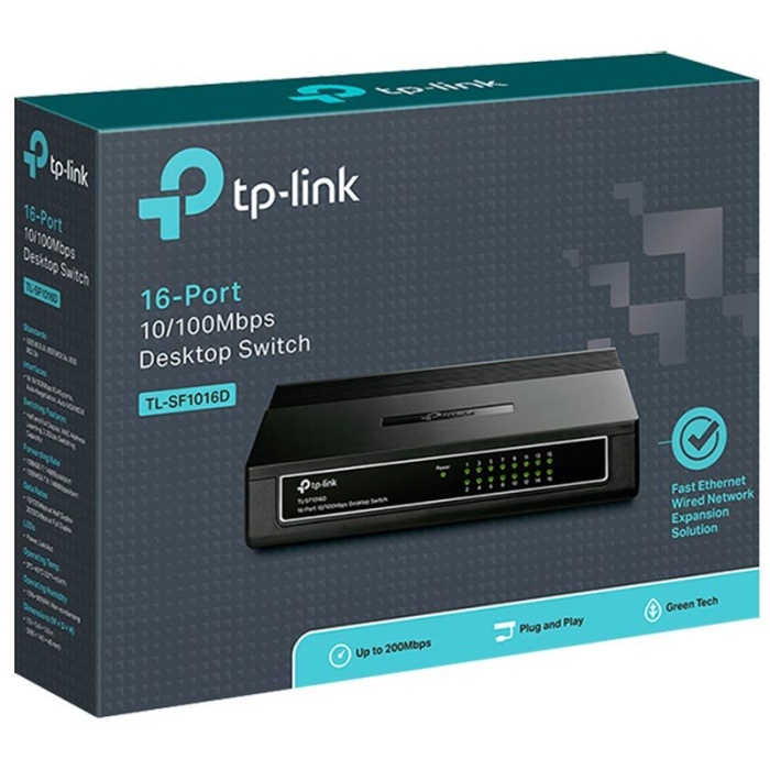 TP-LINK TL-SF1016D 16 PORT 10/100 MBPS SWITCH (81)