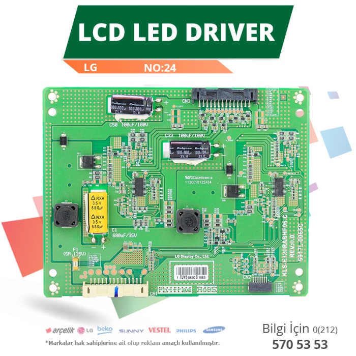 LCD LED DRİVER LG (6917L-0065C,KLS-E320RABHF06 C REV0.0) (LC320EUN SD U1) (NO:24) (81)