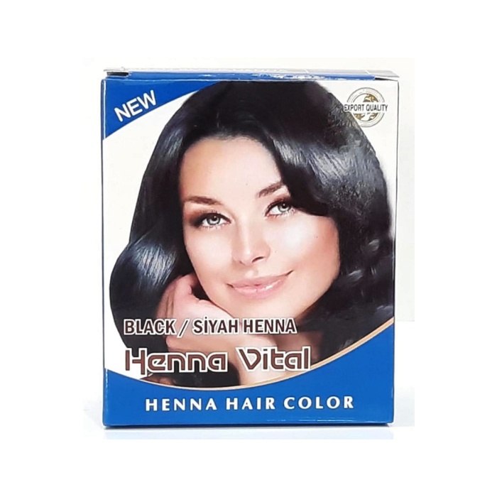 HENNA VİTAL KINA SİYAH 6 ADET  X 10GR (81)