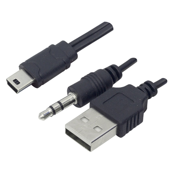 USB TO AUX - 5 PİN KABLO (MÜZİK KUTUSU KABLOSU)* PL-8624 (81) (K0)
