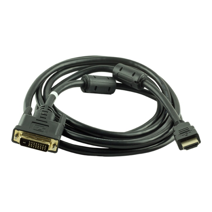 HDMI DVI KABLO 1.5 METRE  * NARİTA DVI 24+1 MALE TO HDMI 19P MALE (81) (K0)