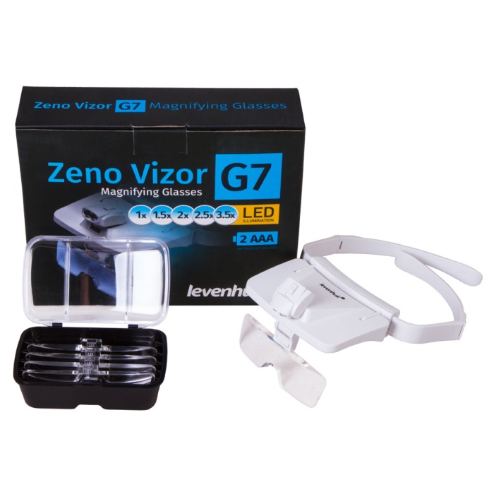 Levenhuk Zeno Vizor G7 Büyüteçli Gözlükler (K0)