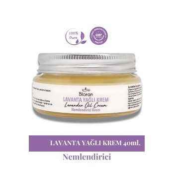 Lavanta Yağlı Yoğun Bakım Kremi 40 Ml.%100 Doğal  Sivilce Karşıtı Nemlendirici
