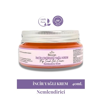İncir Çekirdeği Yağlı Yoğun Bakım Kremi 40 ml. %100 Doğal