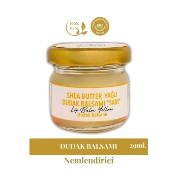 Dudak Bakım Kremi - Lip Balm (Limon Kabuğu & Shea Butter Yağlı) 29 ml.