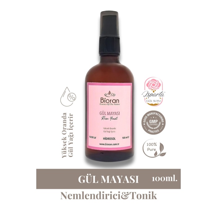 Gül Mayası - %100 Doğal Gül Yağı ile Cilt Bakımı (100 ml)