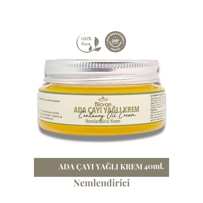 Ada Çayı Yağlı Krem - Nemlendirici (40 ml.)| Doğal ve Saf İçeriklerle Cilt Bakımı