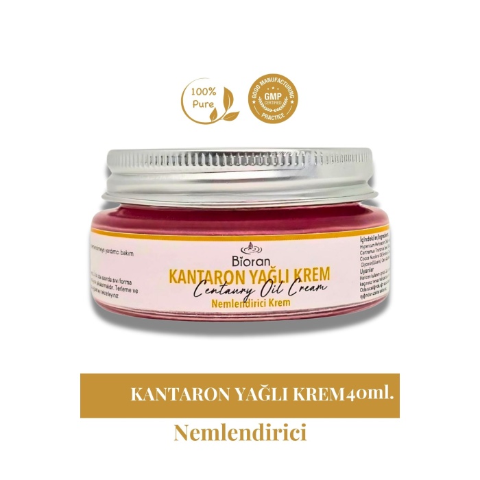 Kantaron Yağlı Yoğun Bakım Kremi 40 ml. %100 Doğal