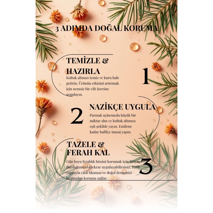 Sedir Ağacı Yağlı Deokrem 30 ml - Doğal ve Etkili Krem Deodorant, Cam Kavanozda