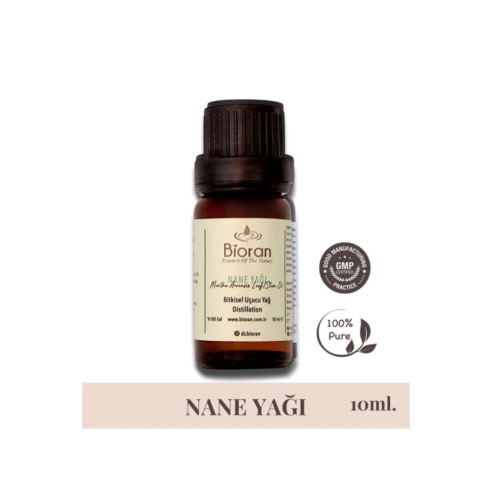 Nane Yağı %100 Saf Bitkisel Uçucu Yağ 10 ml. (Mentha Arvensis Leaf/Stem Oil)
