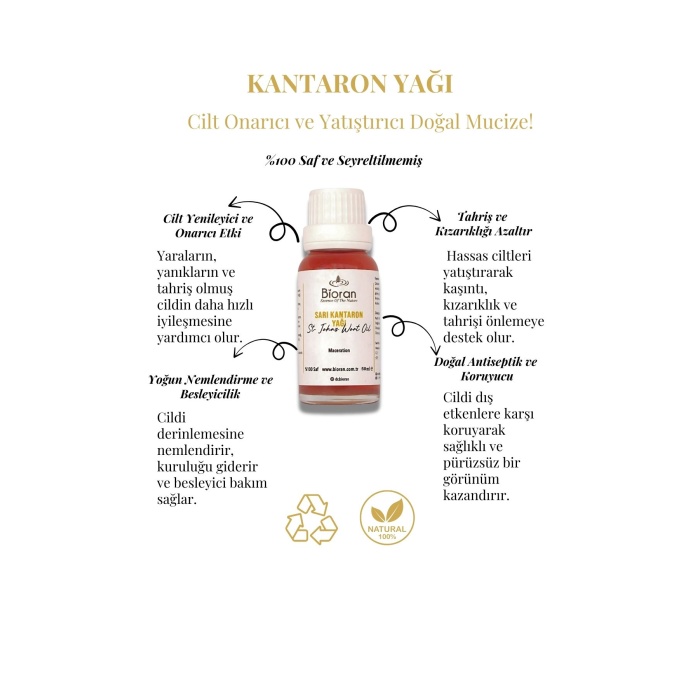 Sarı Kantaron Yağı 50 ml - Doğal Cilt ve Vücut Bakımı
