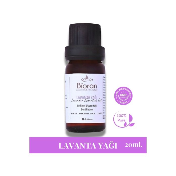 Lavanta Yağı % 100 Saf Bitkisel Uçucu Yağ 20 ml. (Lavender Essential Oil)