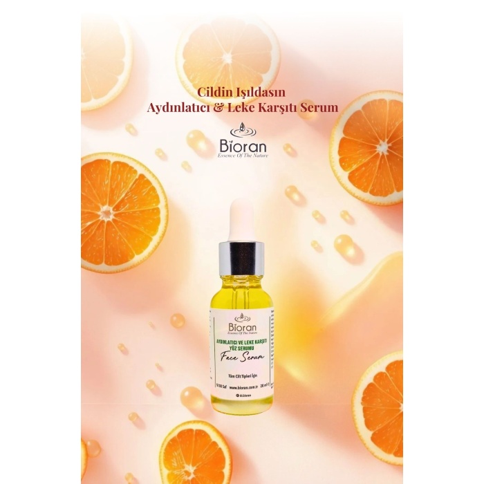 Aydınlatıcı ve Leke Karşıtı Cilt Serumu - 20 ml | %100 Doğal Cilt Bakımı
