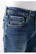 JAKE Koyu Vintage Premium Blue Jean Pantolon