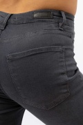 Füme Renk XS-XL Beden Süper Skinny Yüksel Bel Tayt Pantolon