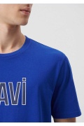 Mavi Logo Baskılı Regular Fit Tişört