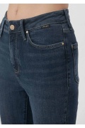 SERENAY Gölgeli Koyu Mavi Gold Premium Jean Pantolon