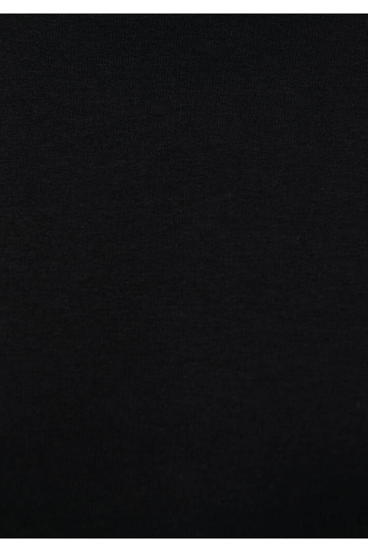 Bisiklet Yaka Siyah Şardonlu Basic Sweatshirt