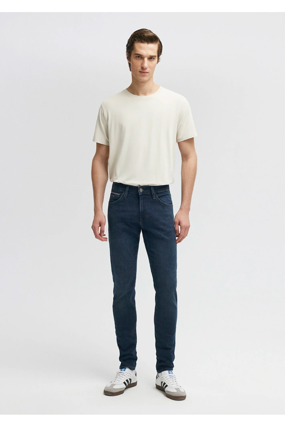 JAMES Murekkep Vintage Mavi Premium Jean Pantolon