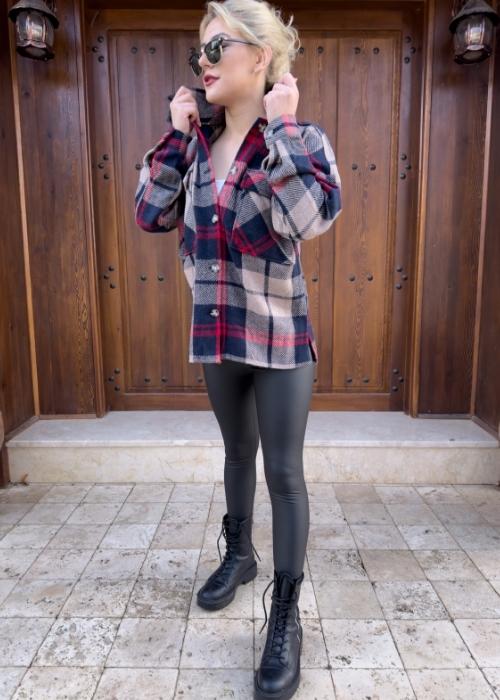 ÇİFT CEP EKOSE PAMUK ODUNCU GÖMLEK