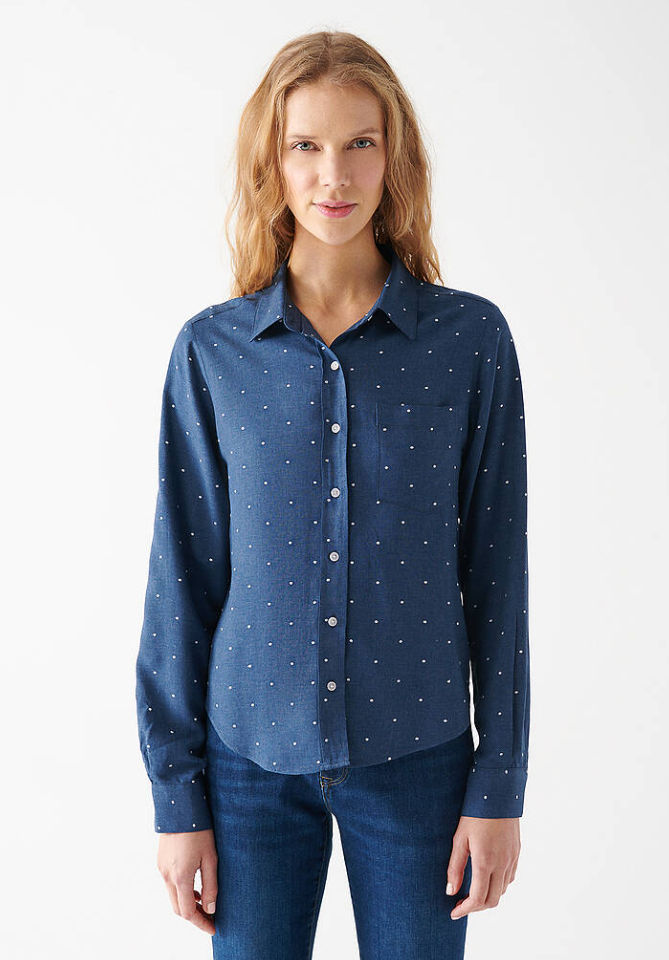 UZUN KOL GÖMLEK LACİVERT