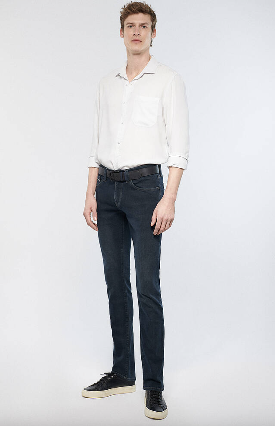 Marcus Koyu Puslu Mavi Black Jean Pantolon