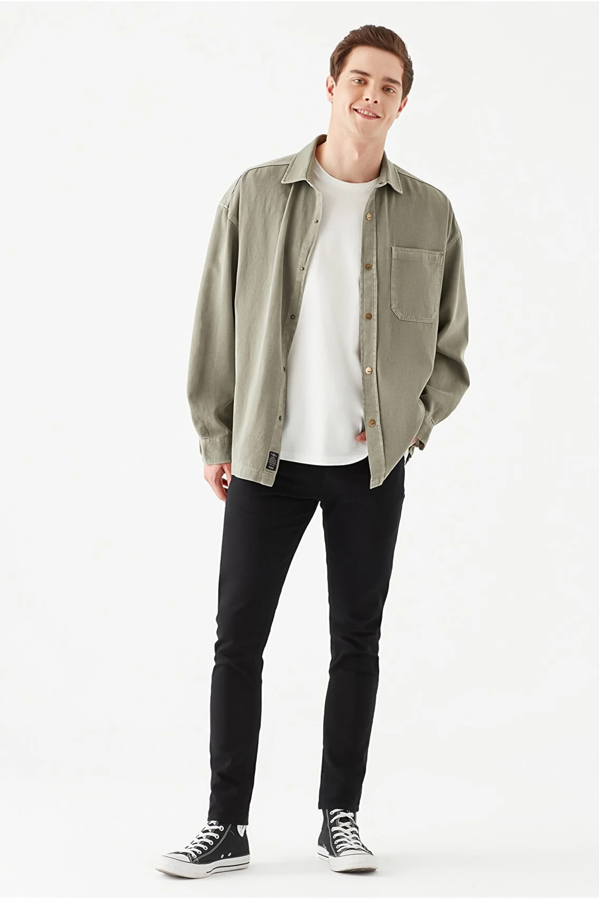 Leo Siyah Comfort Jean Pantolon