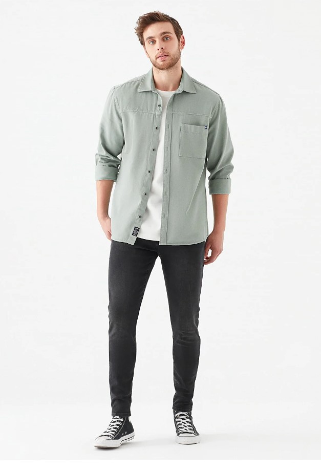 Leo Gri Comfort Jean Pantolon