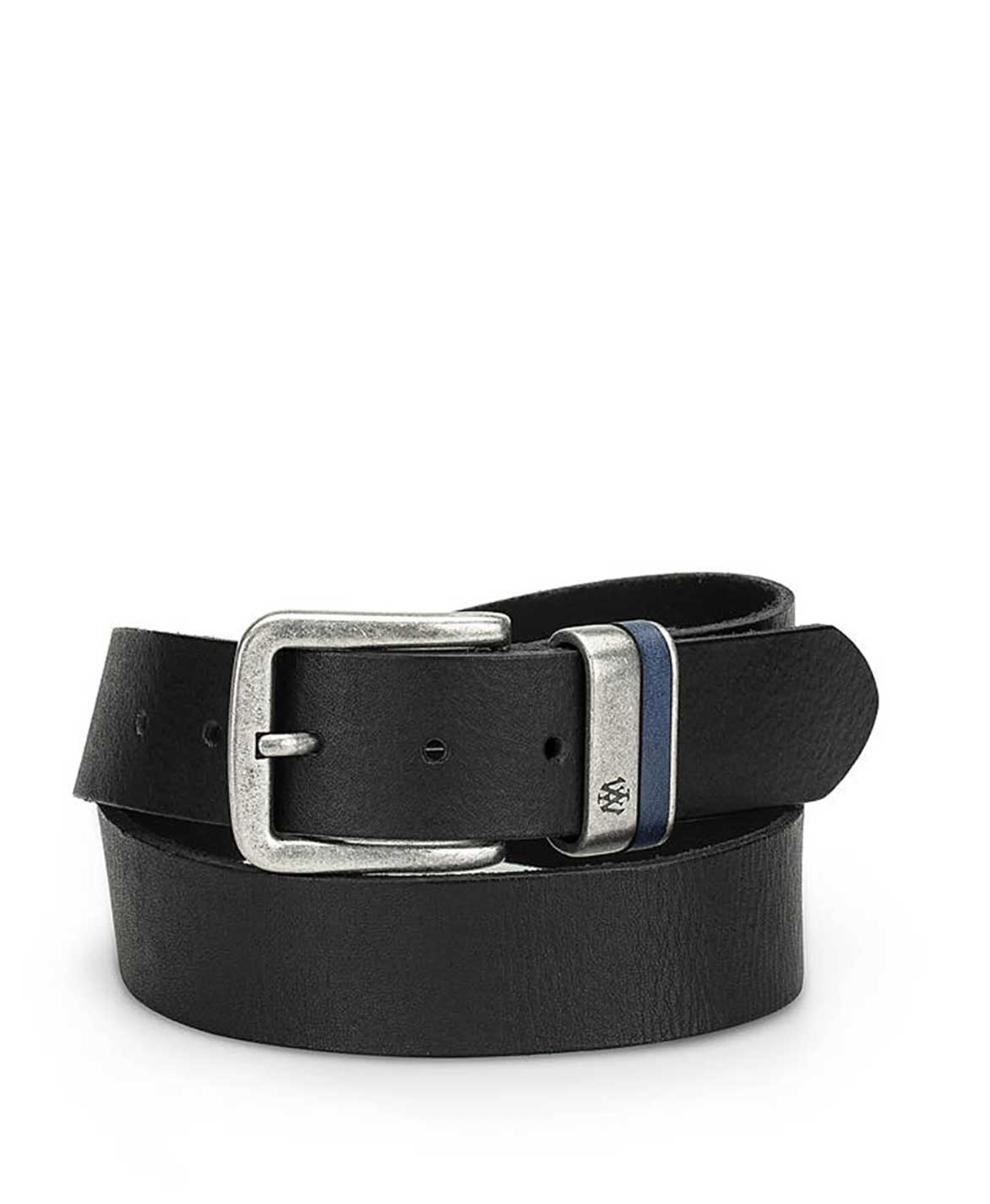 Gerçek Deri Metal Tokalı Siyah Kemer