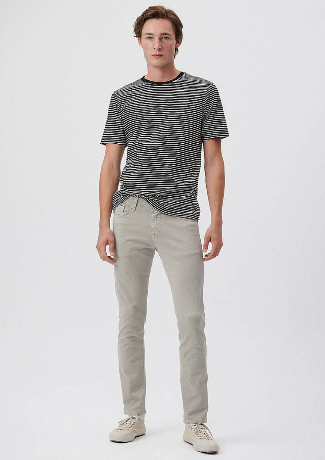 Jake Mavi Black Gri Gabardin Pantolon