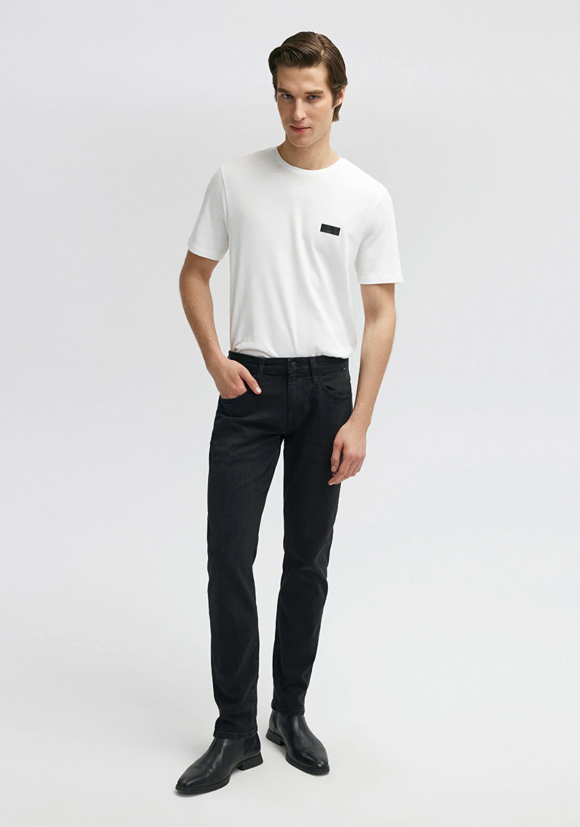 Marcus Mavi Black Antrasit Jean Pantolon