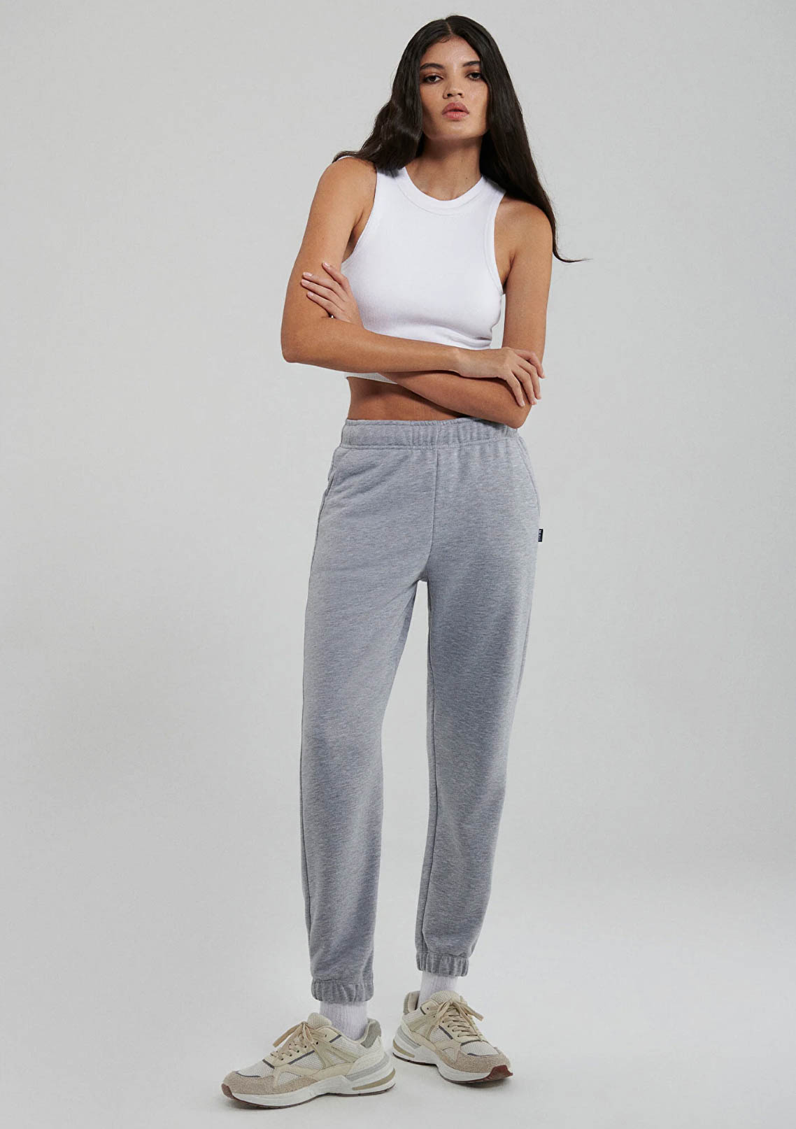 Gri Renk 2 İplik Eşofman Alt