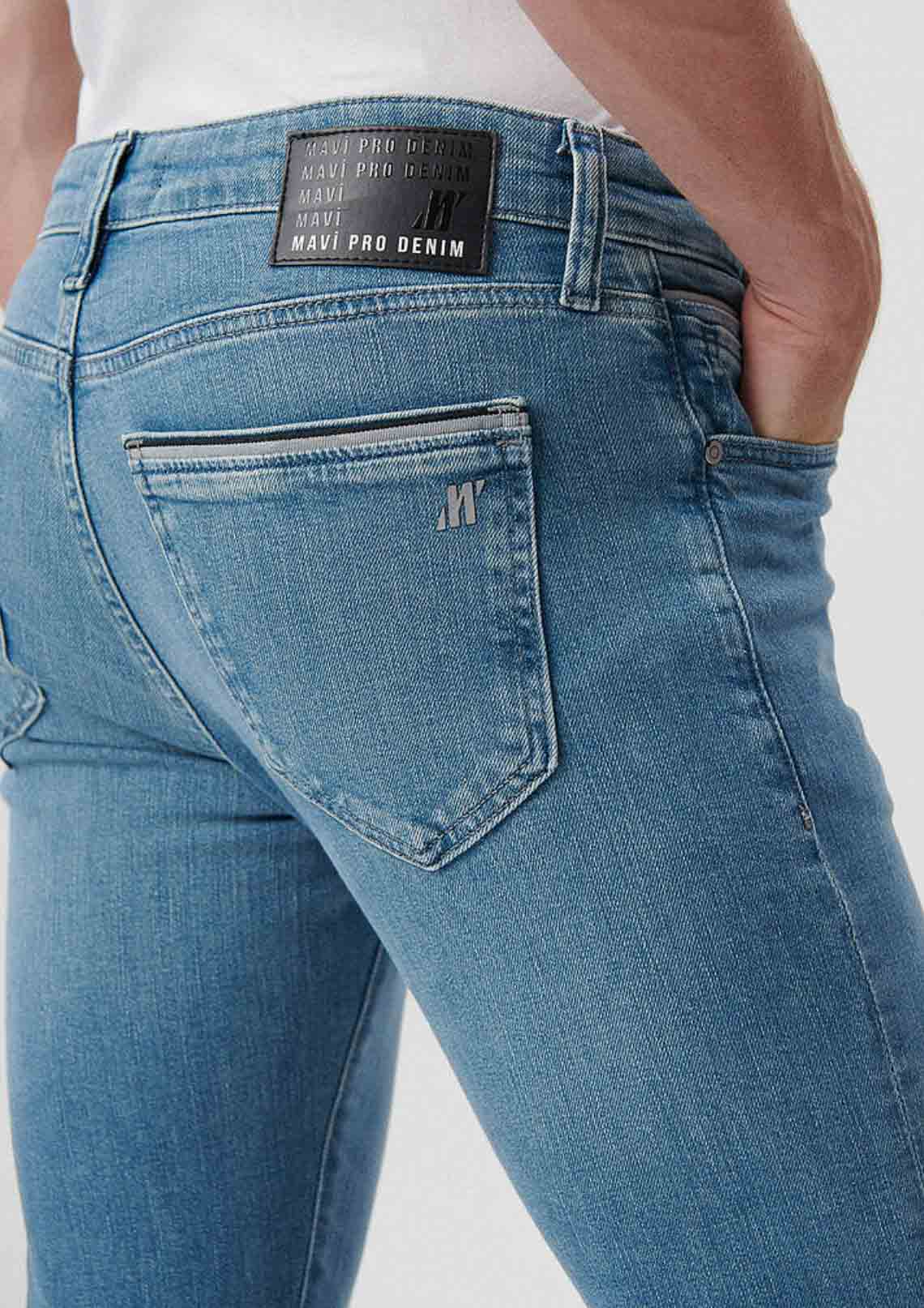 James Mavi Pro Gölgeli Vintage Mavi Jean Pantolon