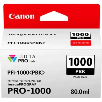 CANON INK PFI-1000 PBK Foto Siyah Mürekkep Kartuşu