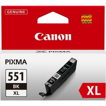 CANON CLI-551XL Yüksek Kapasiteli Siyah Mürekkep Kartuşu