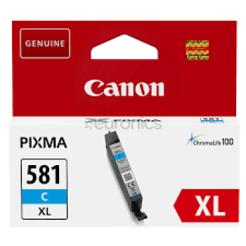 CANON CLI-581XL C Yüksek Kapasiteli Mavi Mürekkep Kartuşu