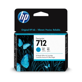 3ED67A HP 712 29 ml Camgöbeği DesignJet Mürekkep Kartuşu