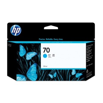 C9452A HP 70 130-ml Cyan DesignJet Mürekkep Kartuşu