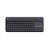 LOGITECH K400 PLUS KABLOSUZ TOUCH KLAVYE-SİYAH