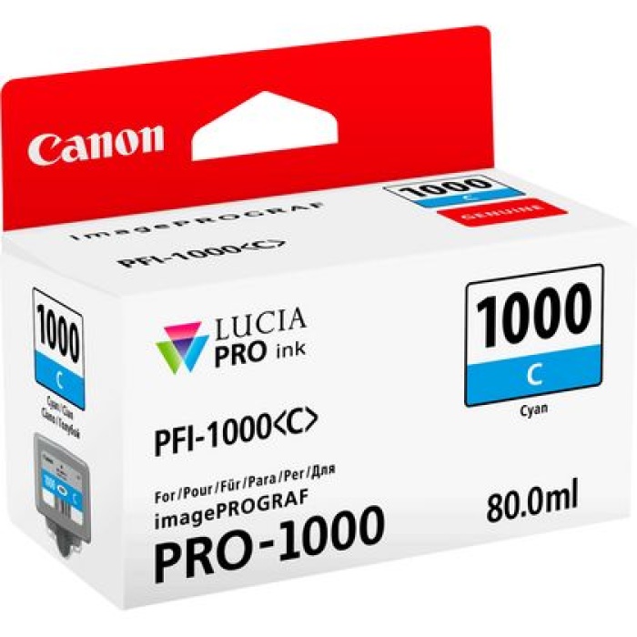 CANON PFI-1000 C Cyan Mürekkep Kartuşu