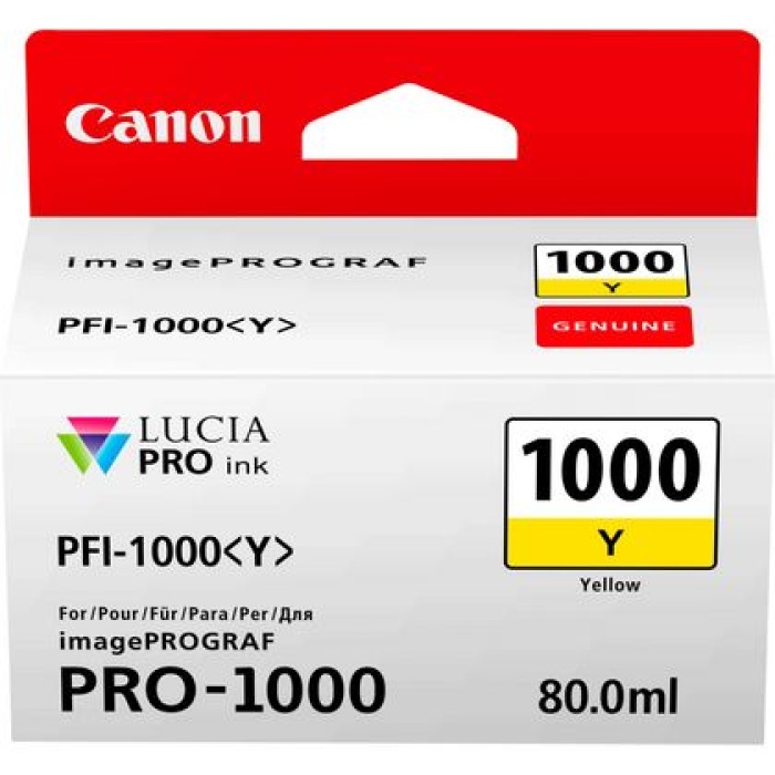 CANON PFI-1000 Y Sarı Mürekkep Kartuşu