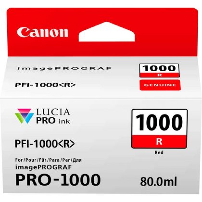 CANON PFI-1000 R Kırmızı Mürekkep Kartuşu